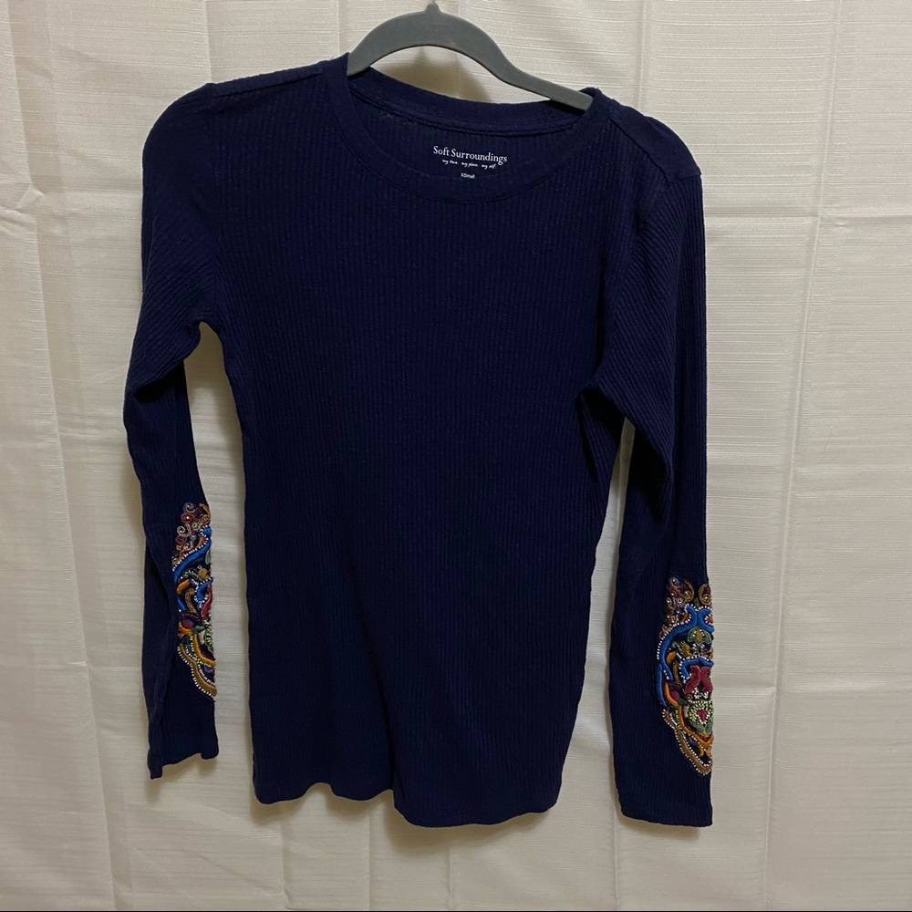 Soft Surroundings Long Sleeve Shirt X-Small